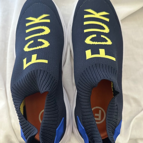 NEW - French Connection - 'FCUK' Camden Slip on Sneakers - Size 10 - Picture 6 of 9